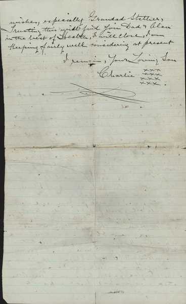 Letter from Private Charles Green (4)