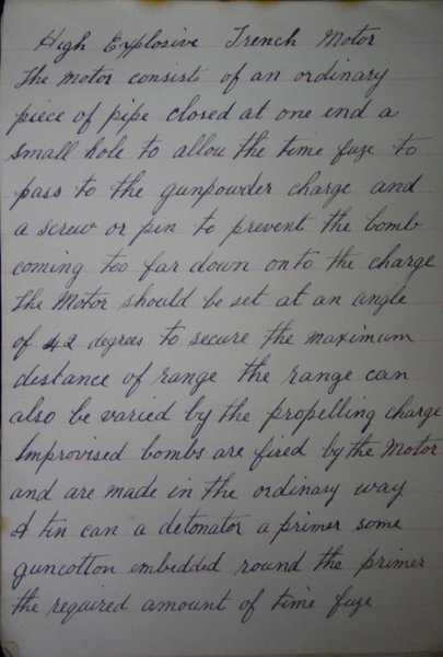 Hand grenade lecture notes by Lance Corporal Robert Rafton (24)