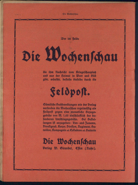 Die Wochenschau: 2nd January 1915 (20)
