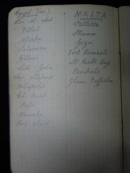 Notebook of Private Arthur Snape of the 1/8th Lancs Fusiliers, including notes on training, poems, and diary (6)