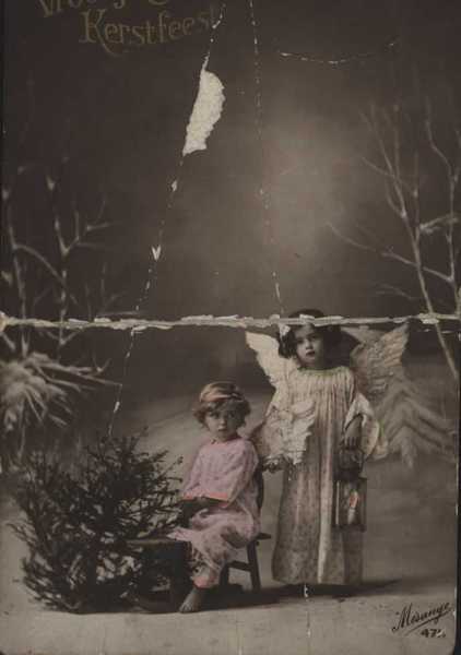 Christmas postcard sent by Cecil Littlewood (1)