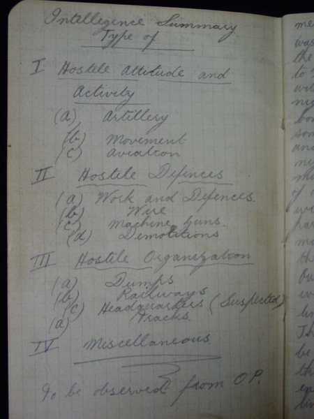 Notebook of Private Arthur Snape of the 1/8th Lancs Fusiliers, including notes on training, poems, and diary (16)