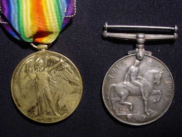 Medals of Moses Parry (2)