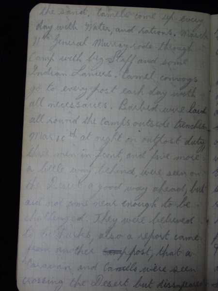 Notebook of Private Arthur Snape of the 1/8th Lancs Fusiliers, including notes on training, poems, and diary (67)