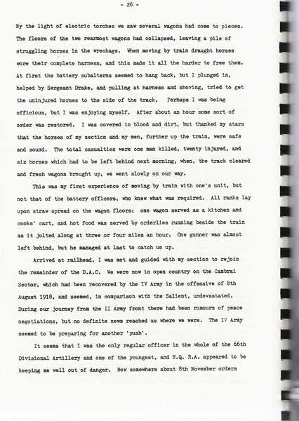 Extracts from "Things heard, seen and remembered" unpublished memoirs of Lt. Col. Justin Hooper (12)