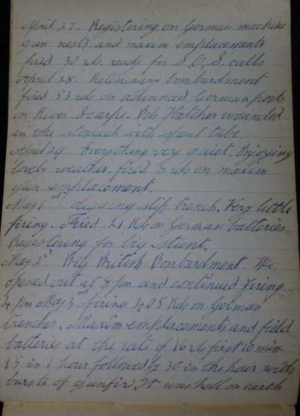 Diary of Benjamin Lloyd, Royal Artillery (24)