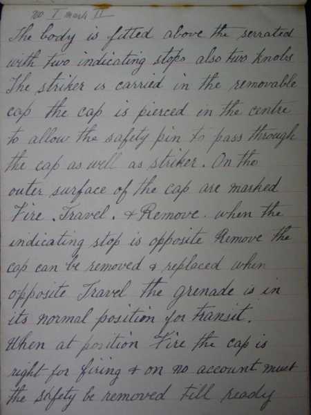 Hand grenade lecture notes by Lance Corporal Robert Rafton (11)