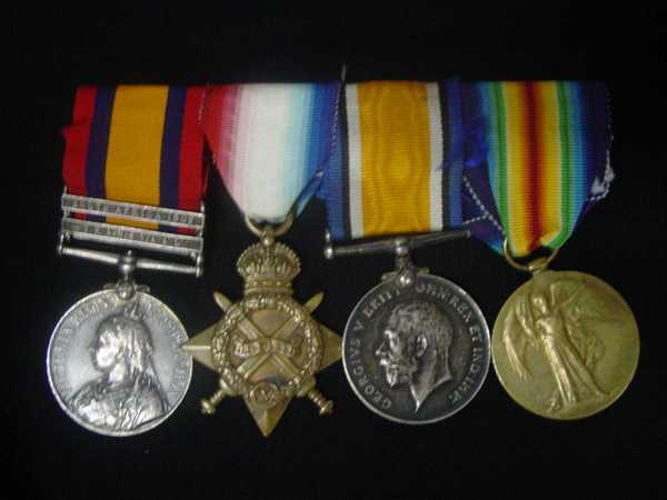 Medals awarded to Sergeant Archibold George Fielder (1)