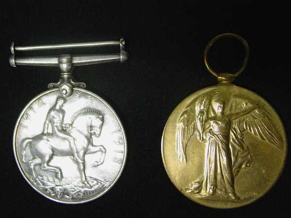 British War and Victory Medals (2)