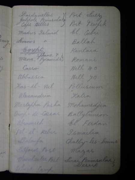 Notebook of Private Arthur Snape of the 1/8th Lancs Fusiliers, including notes on training, poems, and diary (5)