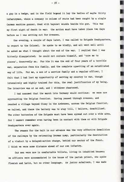 Extracts from "Things heard, seen and remembered" unpublished memoirs of Lt. Col. Justin Hooper (14)