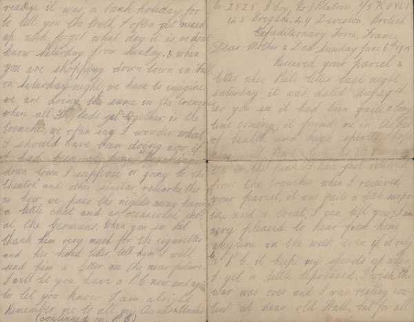 Letter from Leonard Mortimer (1)