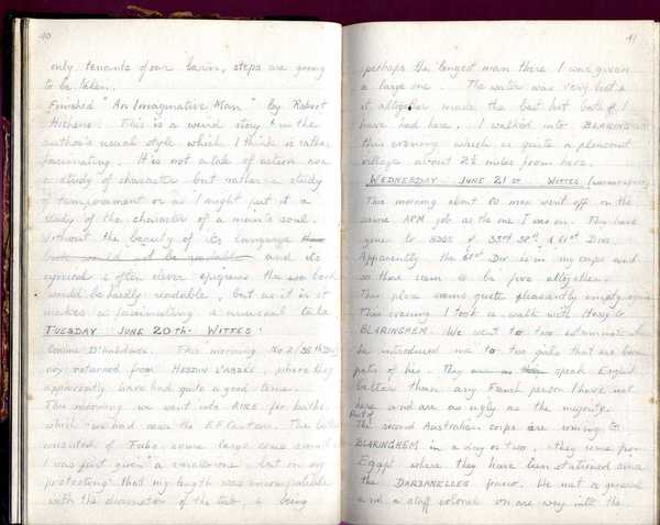 Diary, R. W. Taylor, Army Cyclists Corps (47)