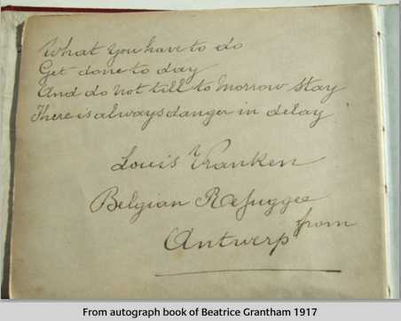 Autograph Book of Mrs B. Grantham. (2)