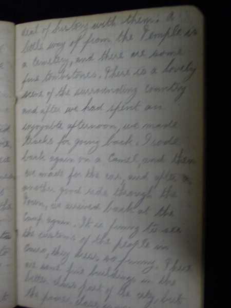 Notebook of Private Arthur Snape of the 1/8th Lancs Fusiliers, including notes on training, poems, and diary (79)