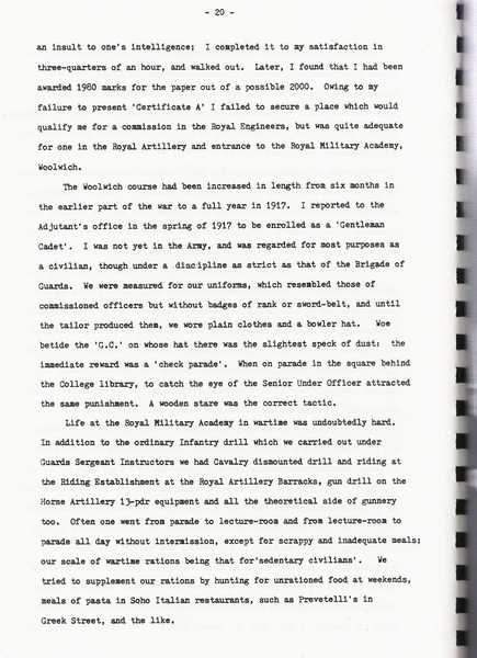 Extracts from "Things heard, seen and remembered" unpublished memoirs of Lt. Col. Justin Hooper (6)