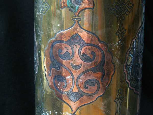 Trench art: decorated shell case (1)