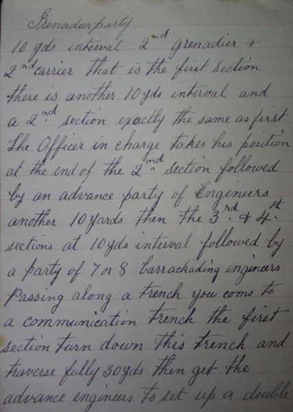 Hand grenade lecture notes by Lance Corporal Robert Rafton (27)