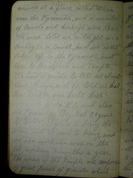 Notebook of Private Arthur Snape of the 1/8th Lancs Fusiliers, including notes on training, poems, and diary (74)