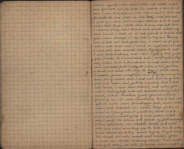 Diary as a P.O.W. of C.S.M Peter McNally of the 4th Batt. East Yorks (5)