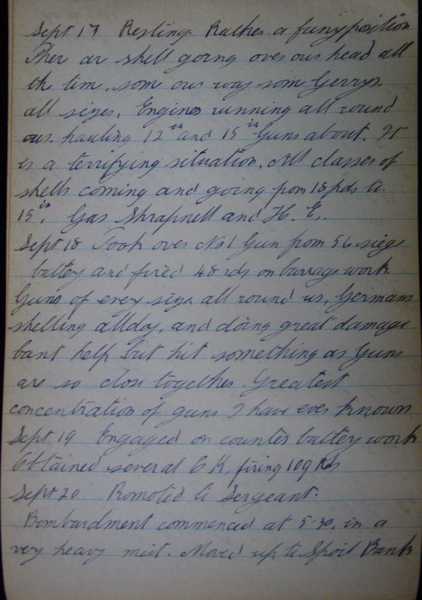 Diary of Benjamin Lloyd, Royal Artillery (42)
