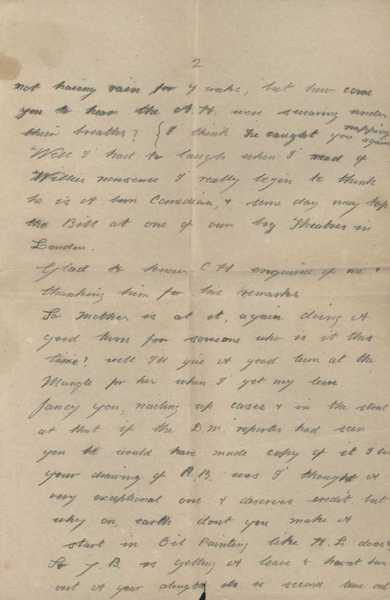 Letter from Walter Edward Pitcher (2)