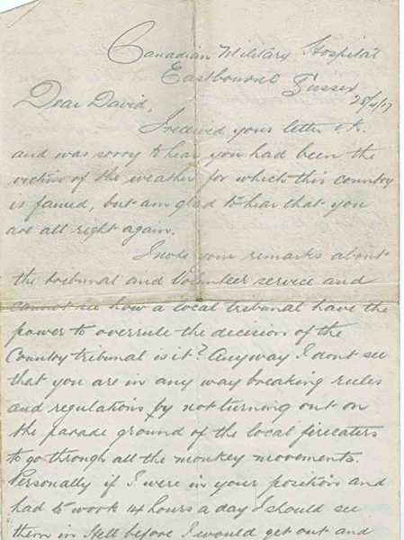 Letters of William Given Affleck (3)