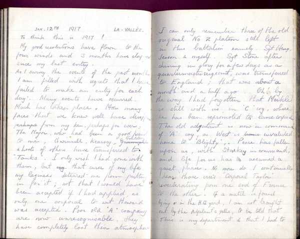 Diary, R. W. Taylor, Army Cyclists Corps (13)