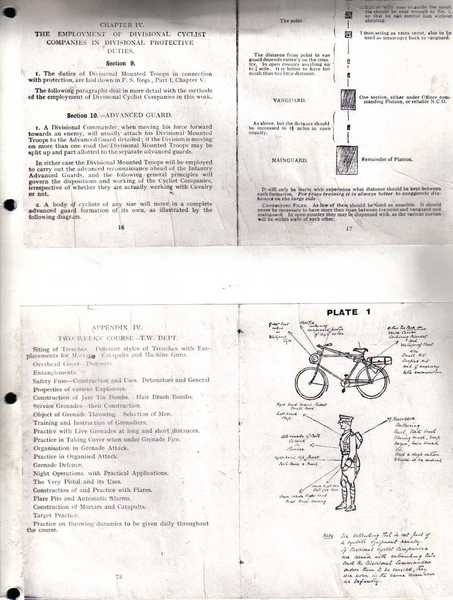 Items related to Henry James Mercer, member of Army Cyclist Corps (3)