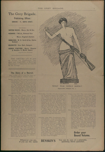 The Grey Brigade and Richmond Camp News: 11th December 1915 (5)