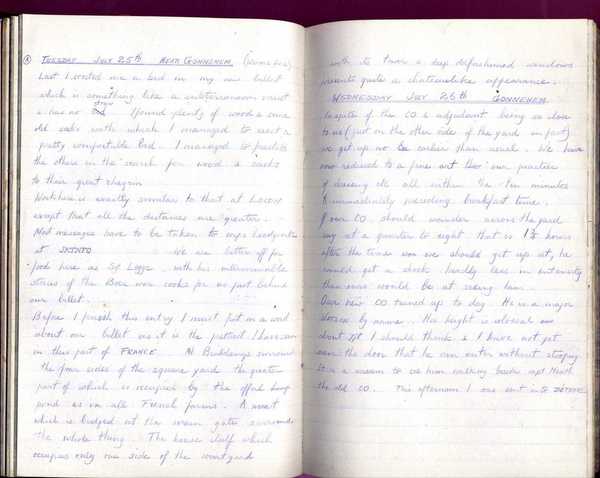 Diary, R. W. Taylor, Army Cyclists Corps (27)
