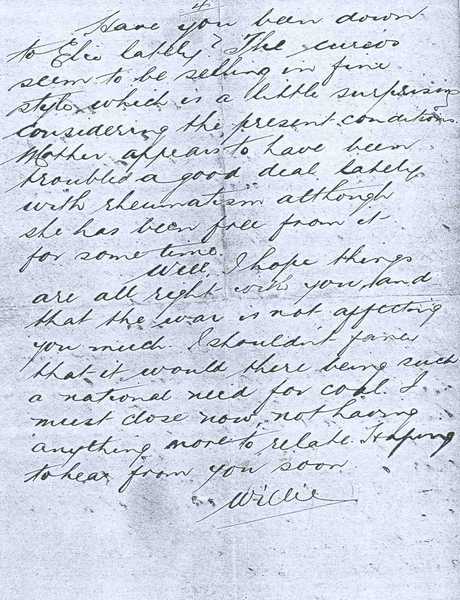 Letters of William Given Affleck (11)