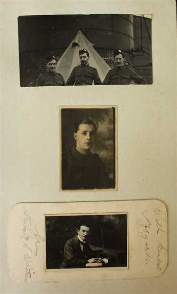 Photographs of soldiers (3)