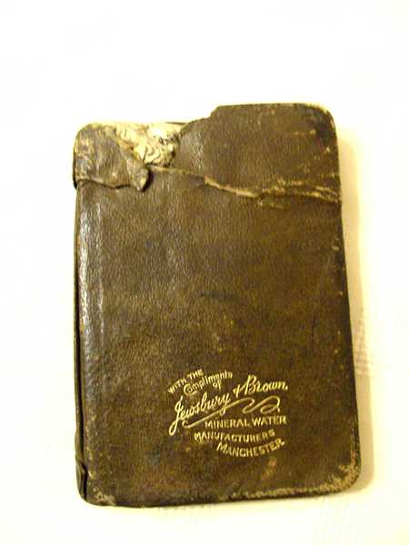 Photographs of Private Frank Kelty's Diary (1)