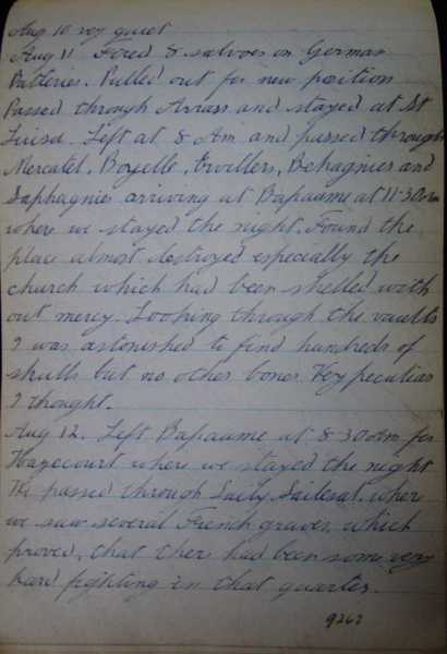 Diary of Benjamin Lloyd, Royal Artillery (39)