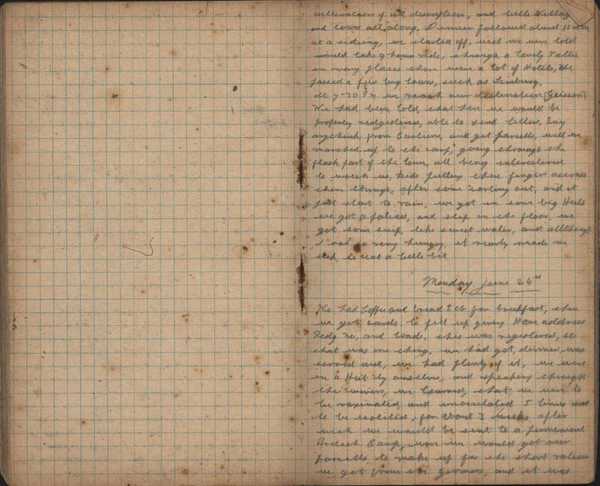 Diary as a P.O.W. of C.S.M Peter McNally of the 4th Batt. East Yorks (21)