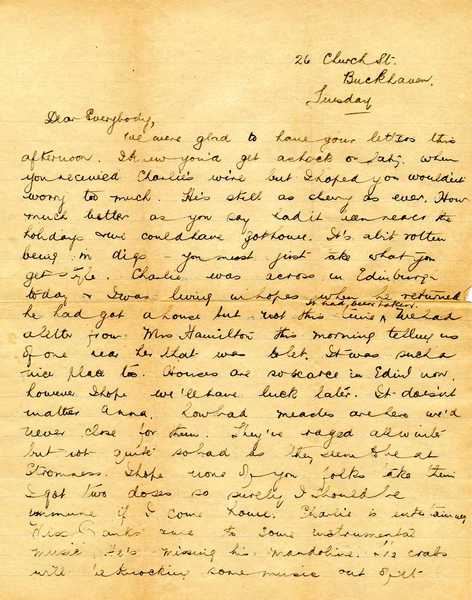 Letter from Captain Charles S. Smith describing a torpedo attack (1)