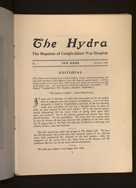 The Hydra: January 1918