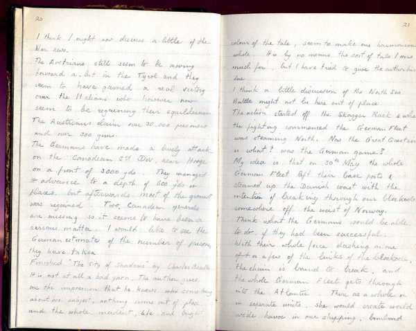 Diary, R. W. Taylor, Army Cyclists Corps (57)