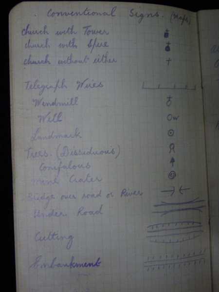 Notebook of Private Arthur Snape of the 1/8th Lancs Fusiliers, including notes on training, poems, and diary (22)