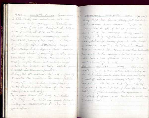 Diary, R. W. Taylor, Army Cyclists Corps (42)