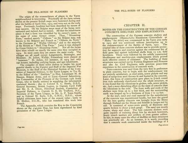 Book entitled  'The Pill-boxes of Flanders', Col. E. G. L. Thurlow. From the effects of Charles W. Carr (18)