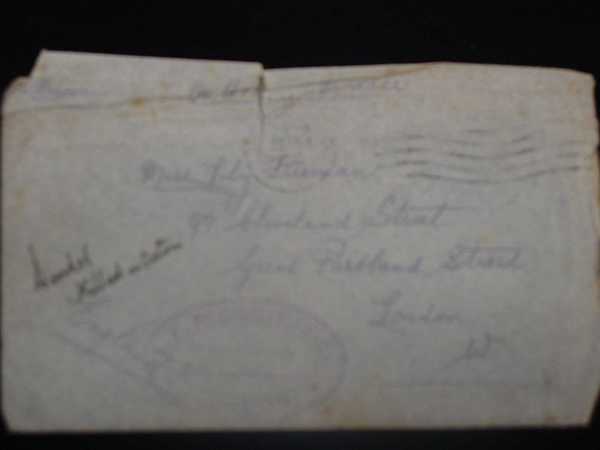 Letter from Pte Edward Thorndycraft to Miss Lily Freeman (1)