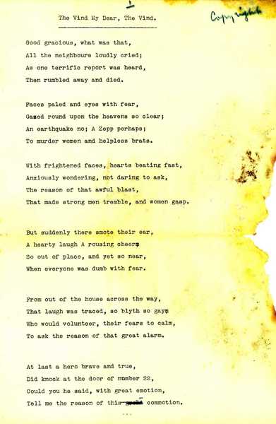 Poem written by E T Jones (2)