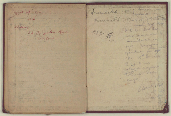 Army Book 64, Soldier's Pay Book for Use on Active Service for Colour Sergeant E. L. Gass (10)