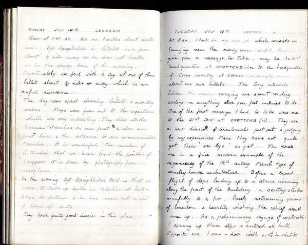 Diary, R. W. Taylor, Army Cyclists Corps (34)