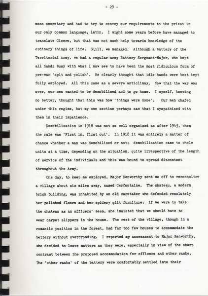 Extracts from "Things heard, seen and remembered" unpublished memoirs of Lt. Col. Justin Hooper (15)