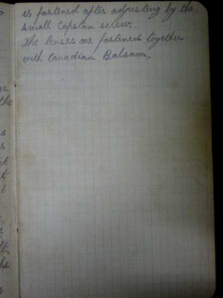 Notebook of Private Arthur Snape of the 1/8th Lancs Fusiliers, including notes on training, poems, and diary (29)
