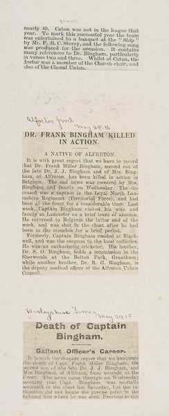 Newspaper Obituaries of Frank Miller Bingham (10)