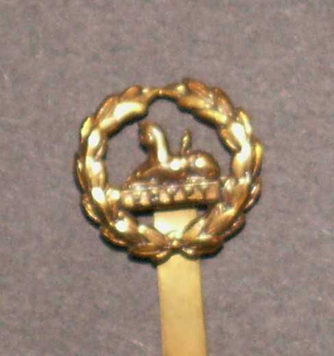 Gloucestershire Regiment rear cap badge (2)
